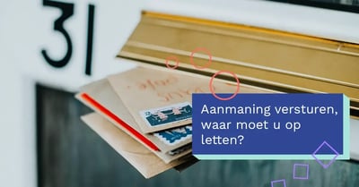 >Een aanmaning...